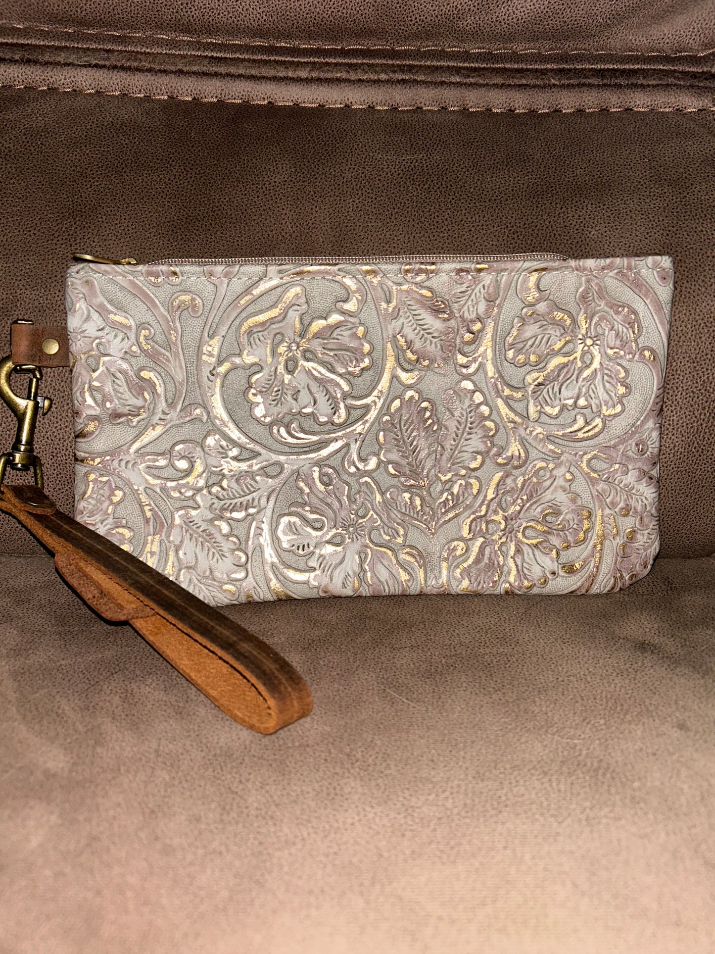 Leather Wristlet