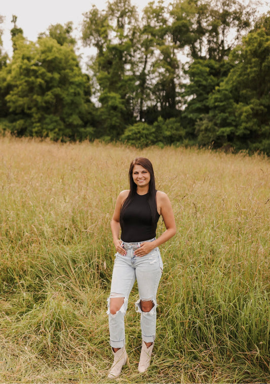 Ribbed muscle tank bodysuit (multiple colors)