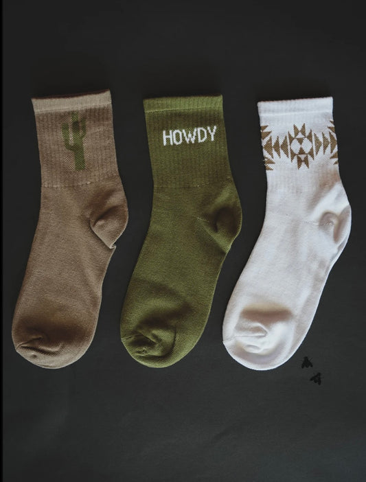 Kids | Cacti Mood Socks